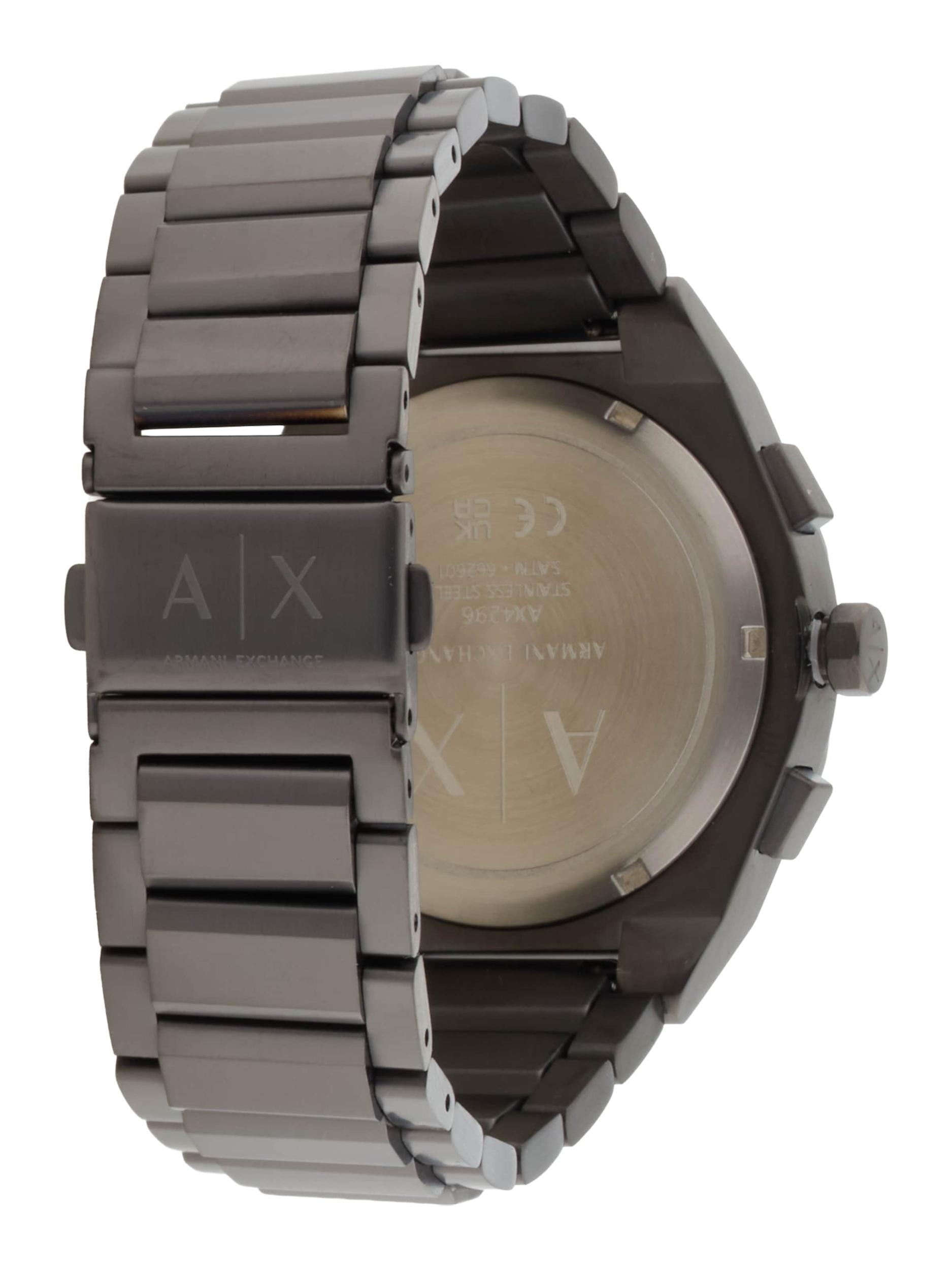 ARMANI EXCHANGE Zegarek analogowy 'SYNC' srebrno-szary