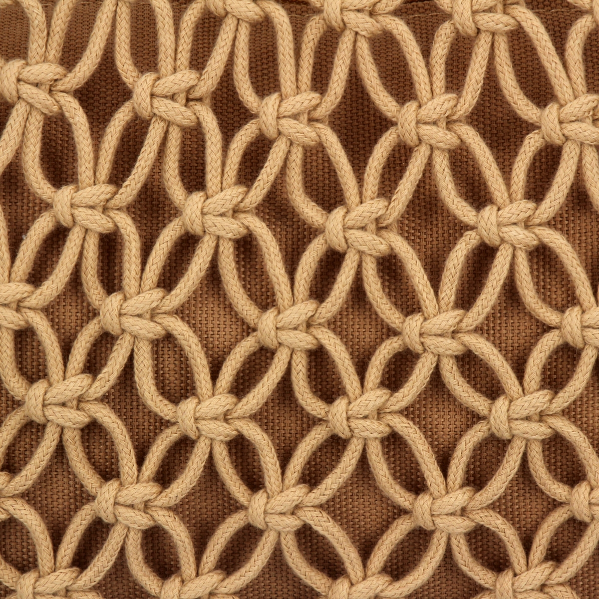 Ratanowa Torebka Damska Boho firmy Herisson 1002L5251 Ciemno Beżowa