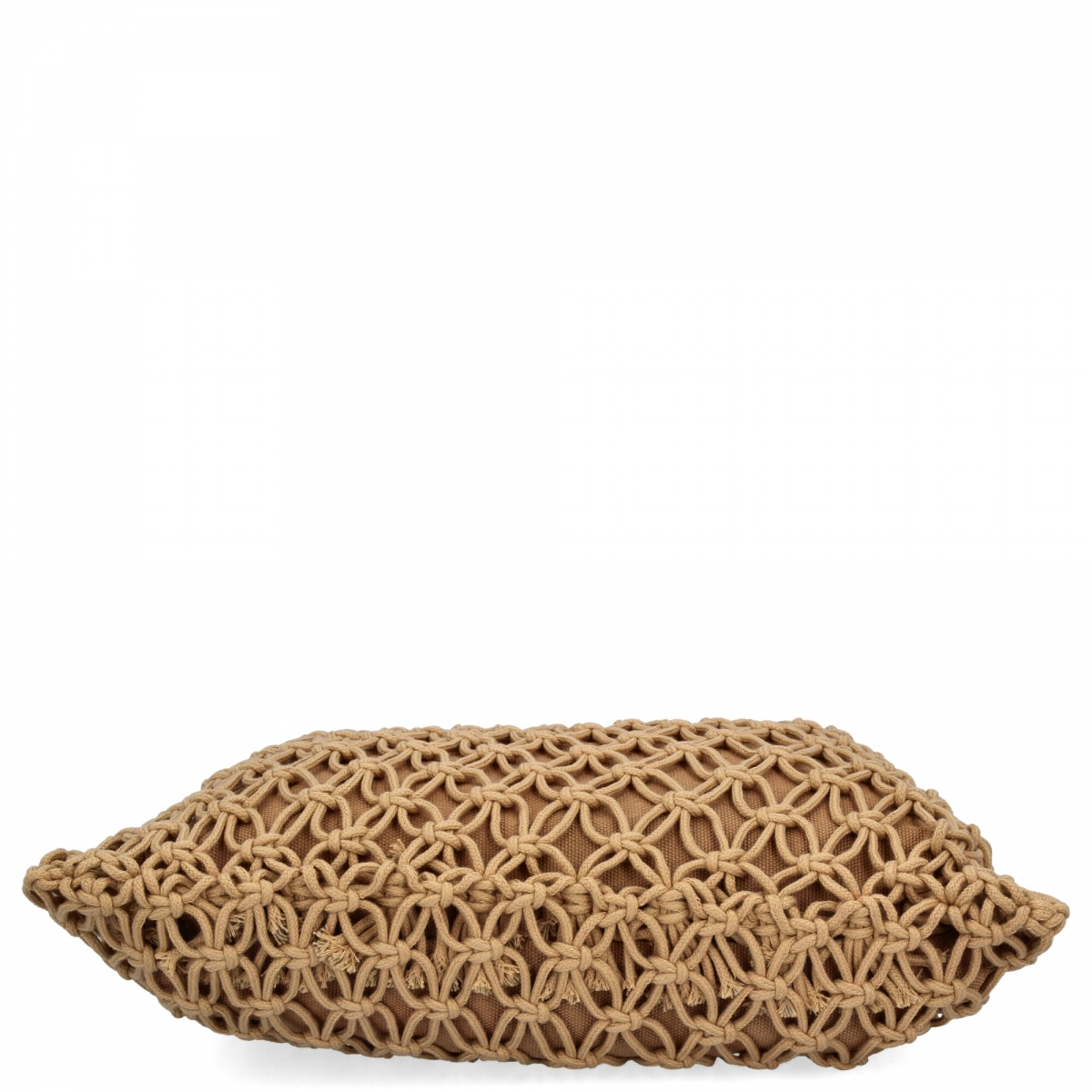 Ratanowa Torebka Damska Boho firmy Herisson 1002L5251 Ciemno Beżowa