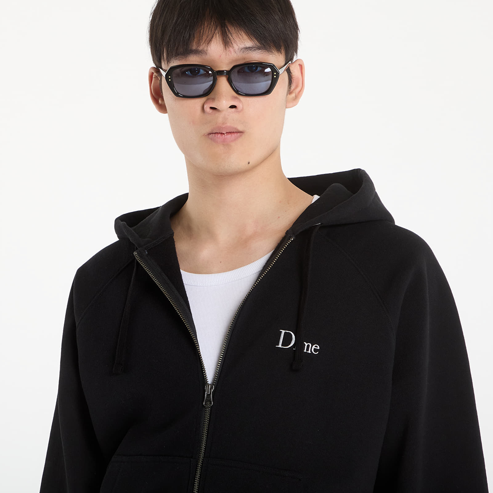 Bluza DIME Classic Small Logo Zip Hoodie UNISEX Black XXL