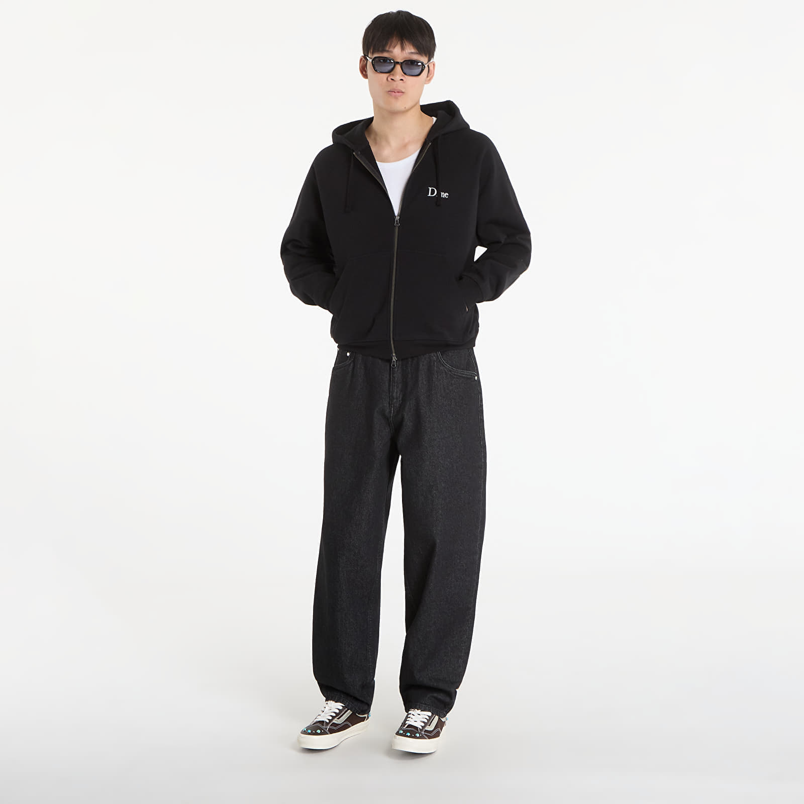 Bluza DIME Classic Small Logo Zip Hoodie UNISEX Black XXL