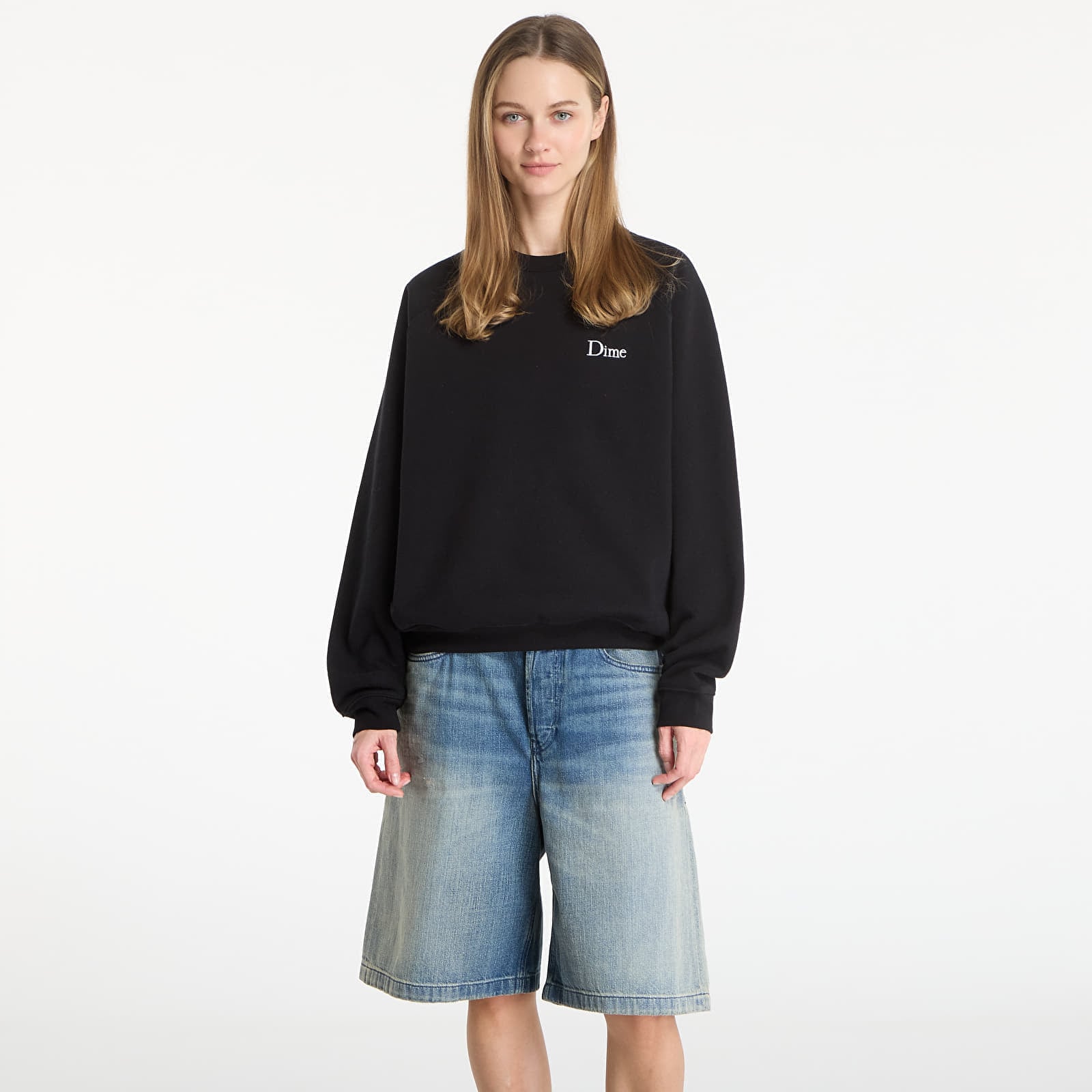 Bluza DIME Classic Small Logo Crewneck UNISEX Black L