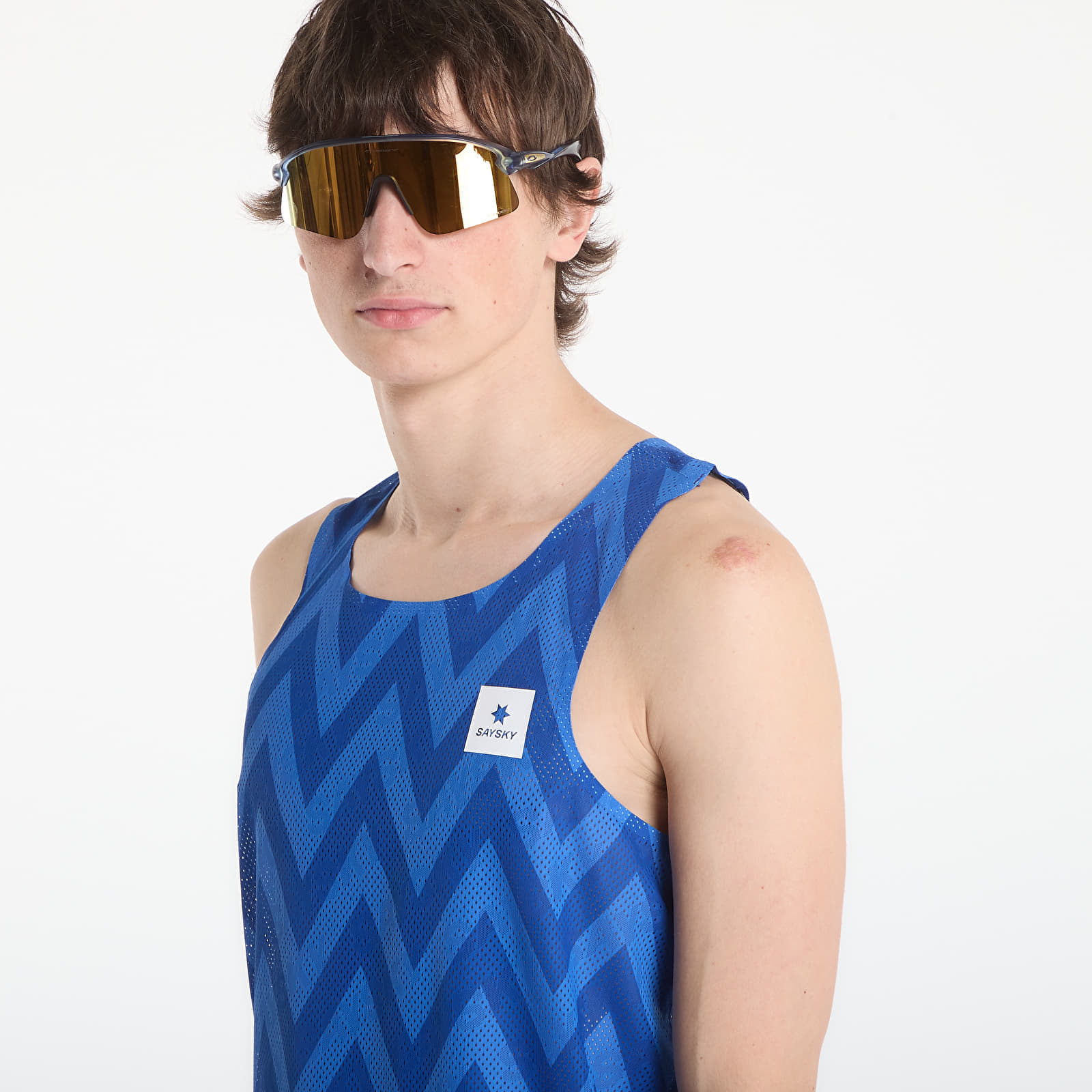 SAYSKY Zig Zag Flow Air Singlet Blue S