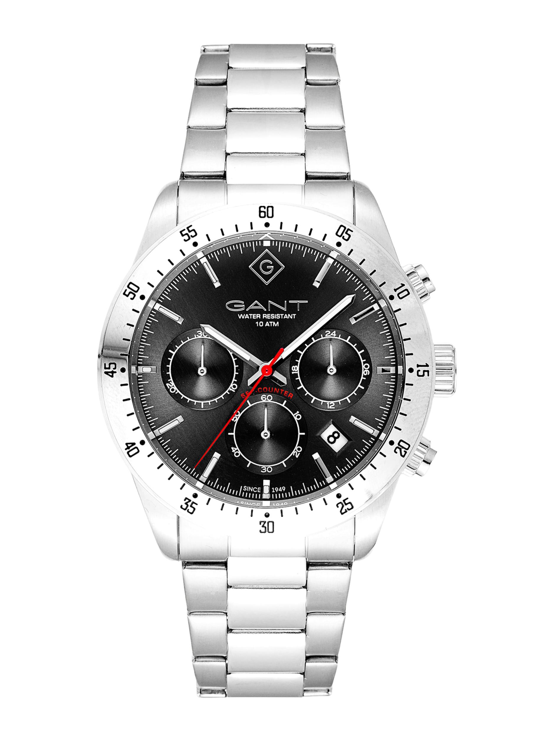 GANT Zegarek analogowy czerwony / czarny / srebrny