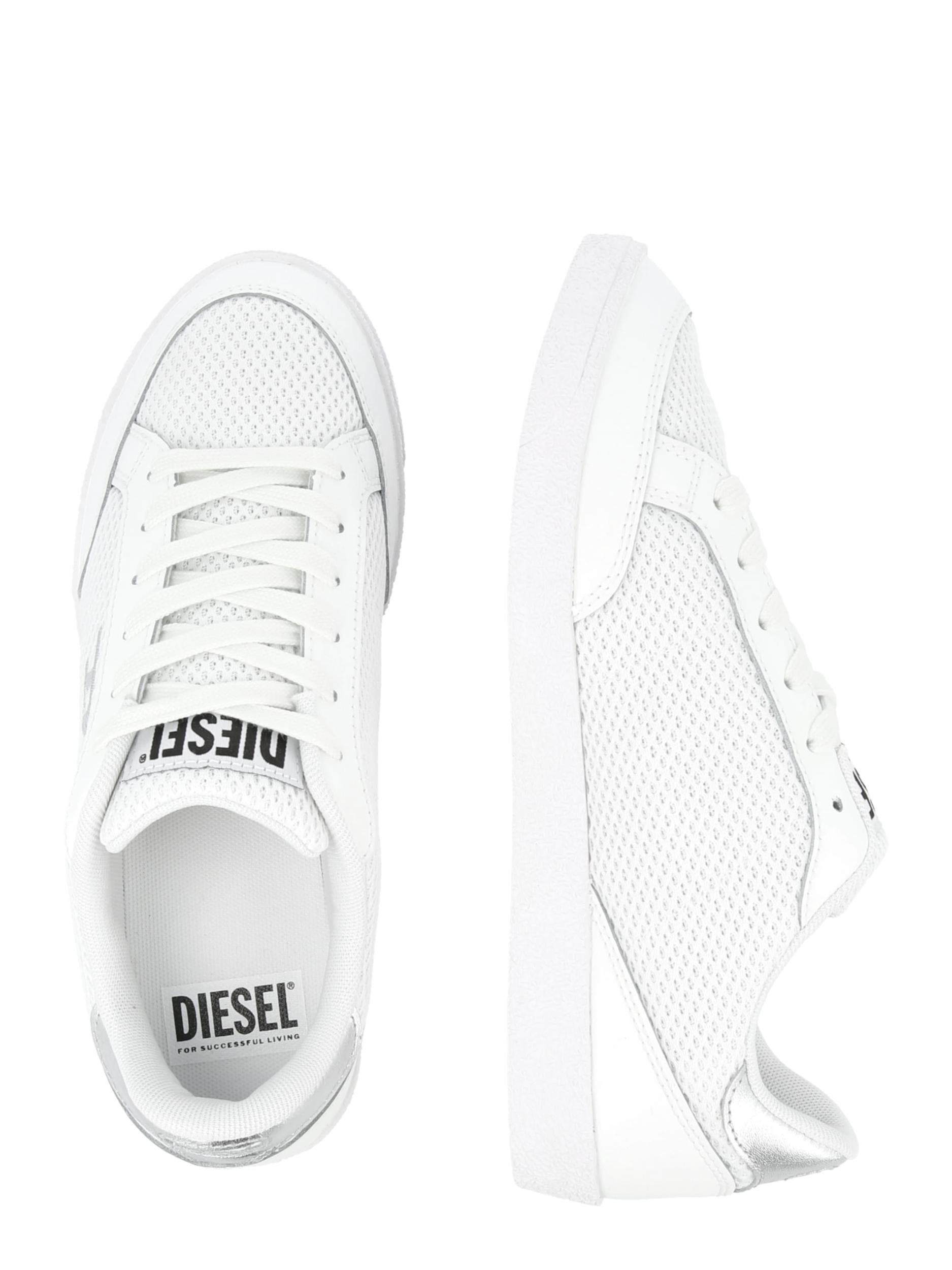 DIESEL Sneakersy niskie srebrny / biały
