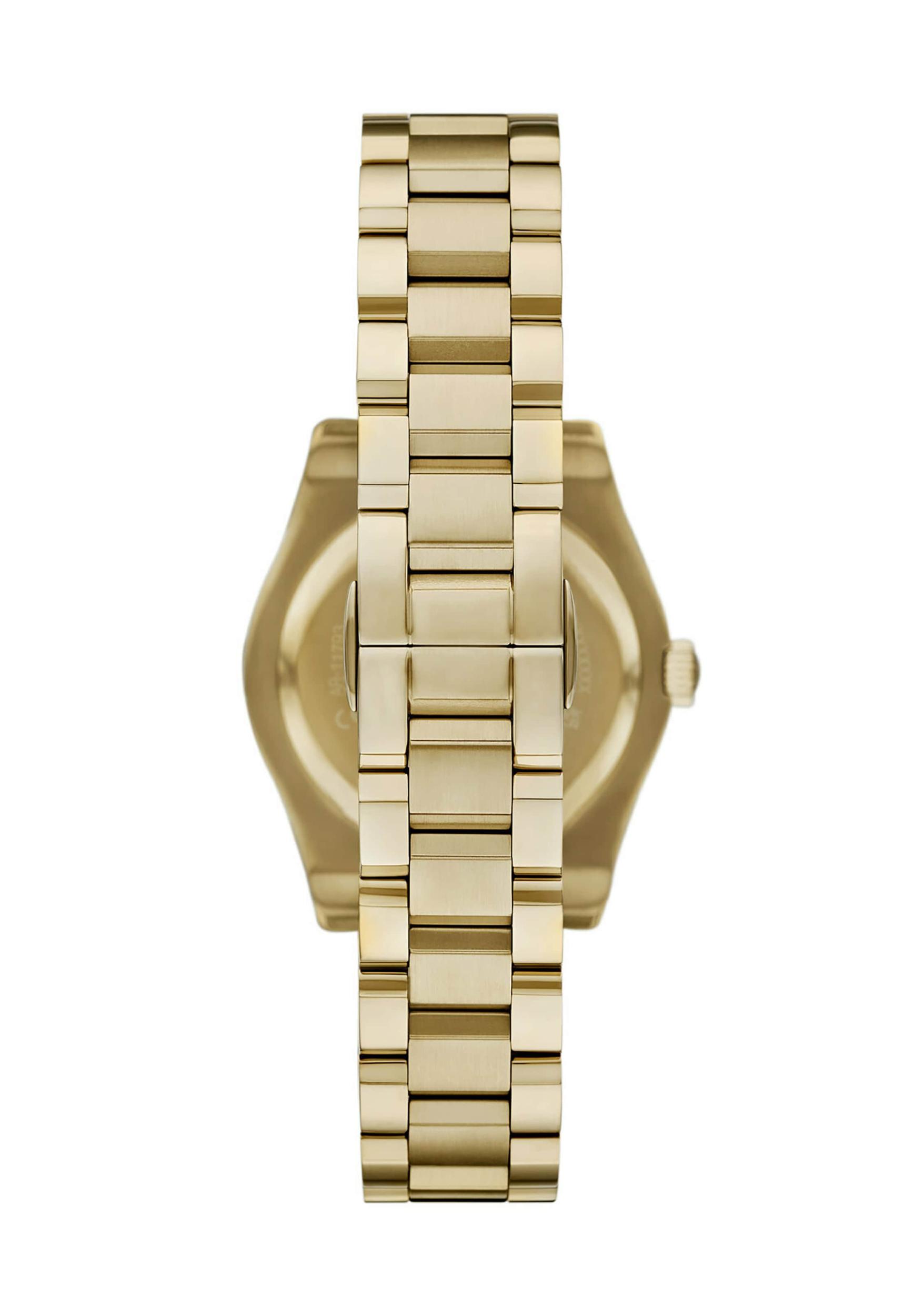 Emporio Armani Zegarek analogowy złoty / perłowo biały