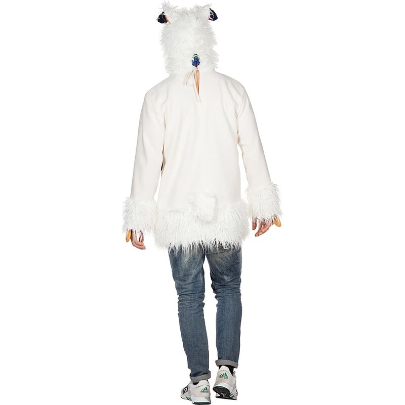 Rubie`s Ponczo kostiumowe "Lama" w kolorze białym
