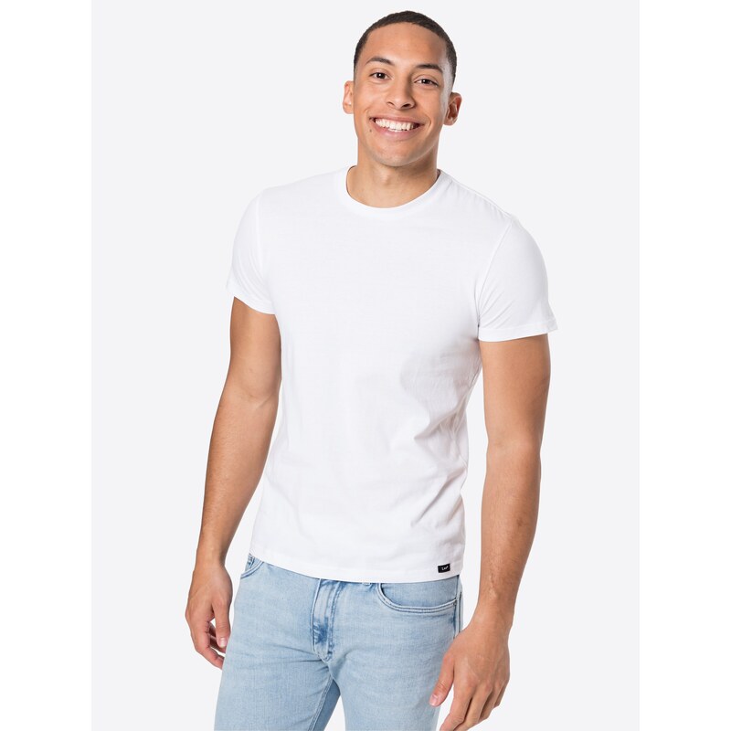 Lee Koszulka 'TWIN PACK CREW' biały