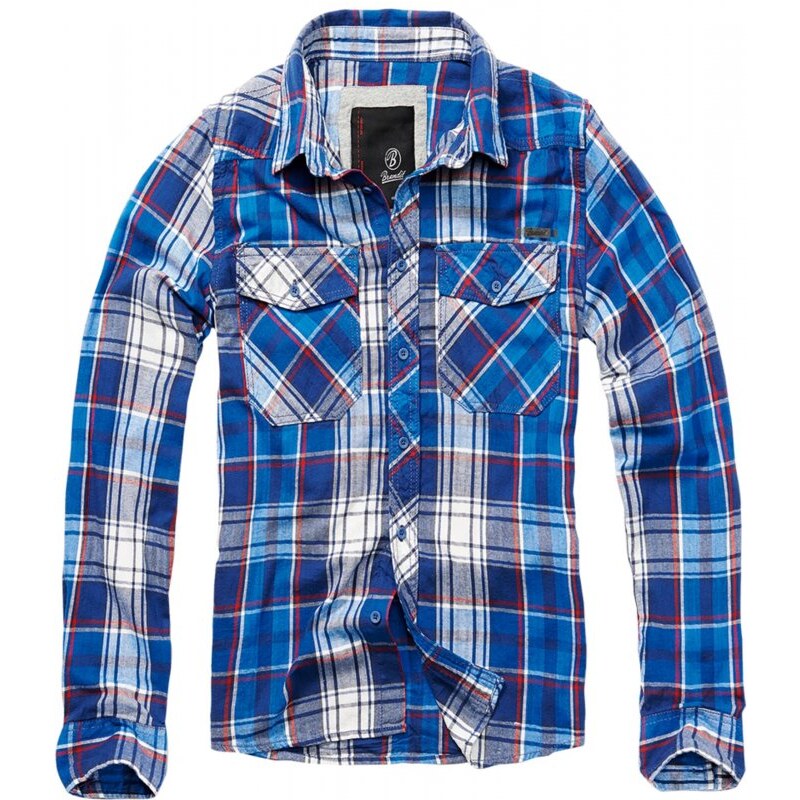 Koszula męska Brandit Checked Shirt - niebieska