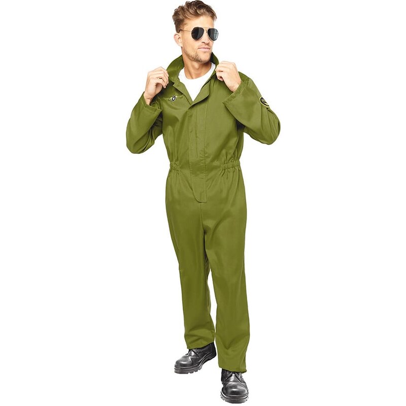 amscan Kombinezon kostiumowy "Pilot" w kolorze khaki