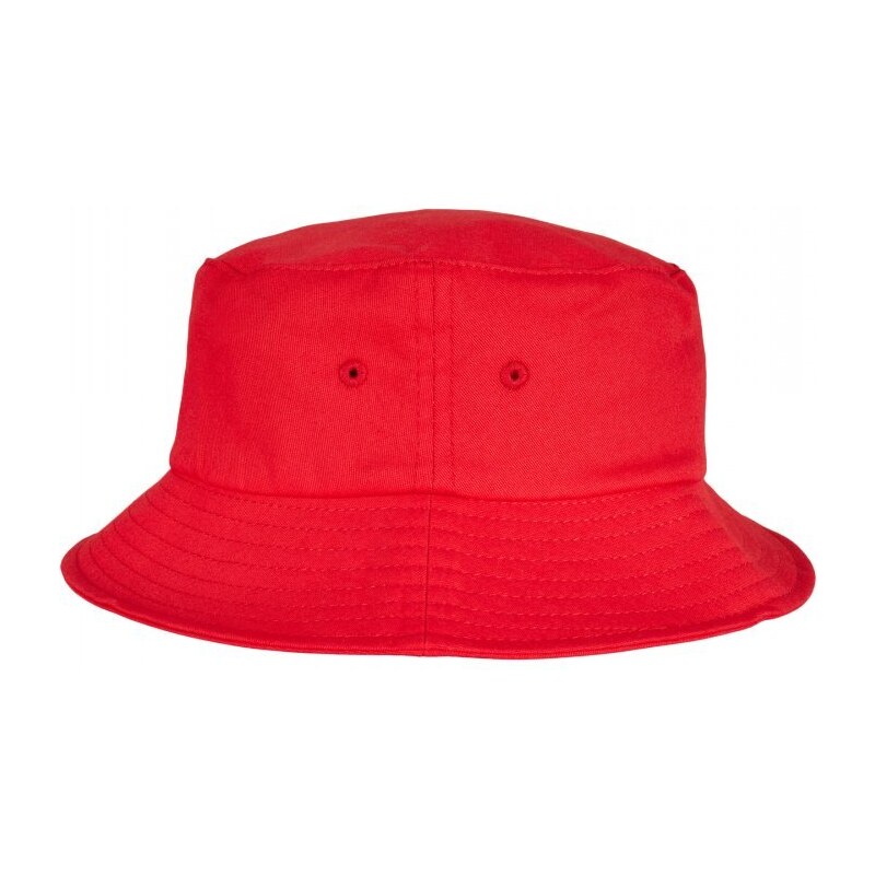 URBAN CLASSICS Flexfit Cotton Twill Bucket Hat Kids - red