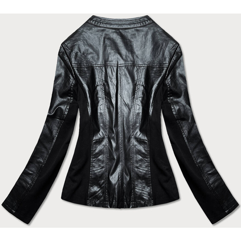 GAS Woman Taliowana kurtka damska z łączonych materiałów czarna (752art)