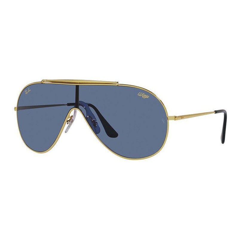 Ray-Ban okulary przeciwsłoneczne WINGS kolor niebieski 0RB3597