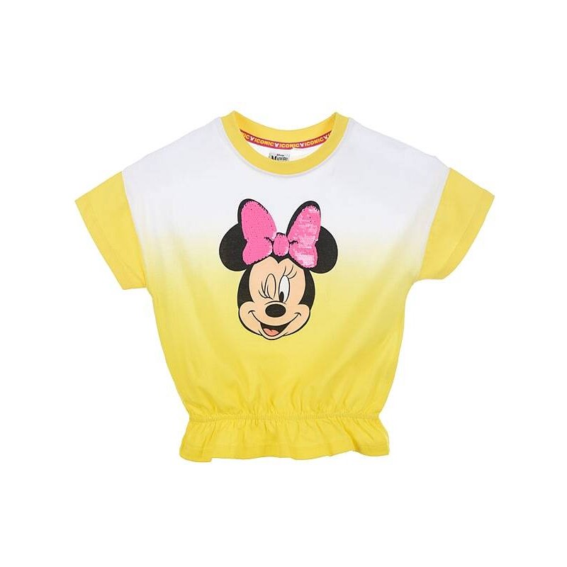 MINNIE MOUSE Koszulka "Minnie" w kolorze biało-żółtym