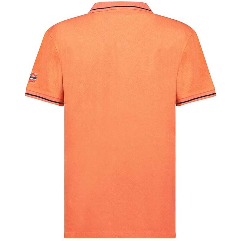 Geographical Norway Koszulka polo w kolorze pomarańczowym