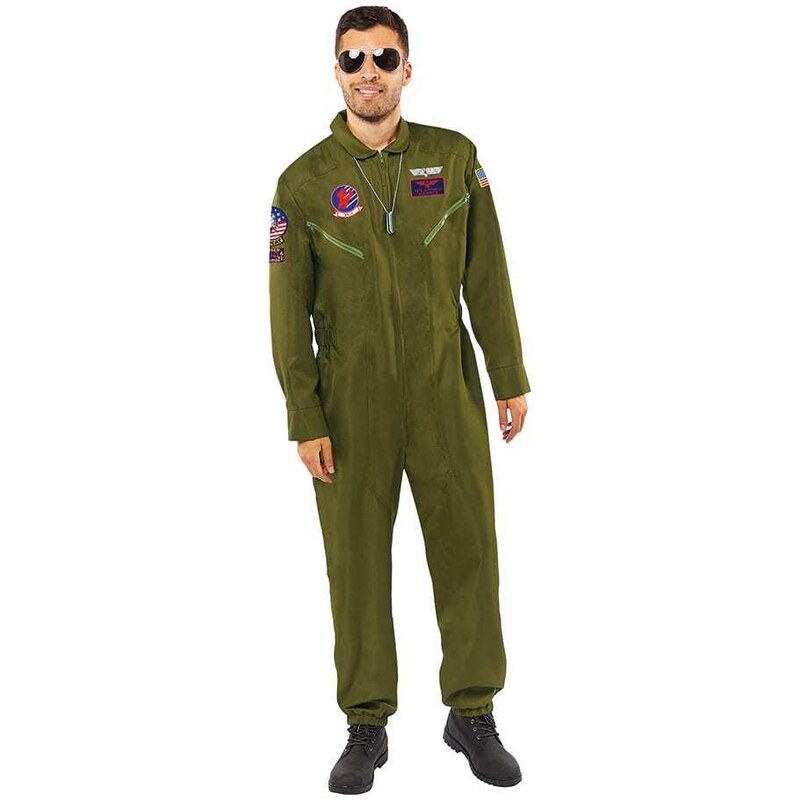 amscan Kombinezon kostiumowy "Top Gun Maverick" w kolorze khaki