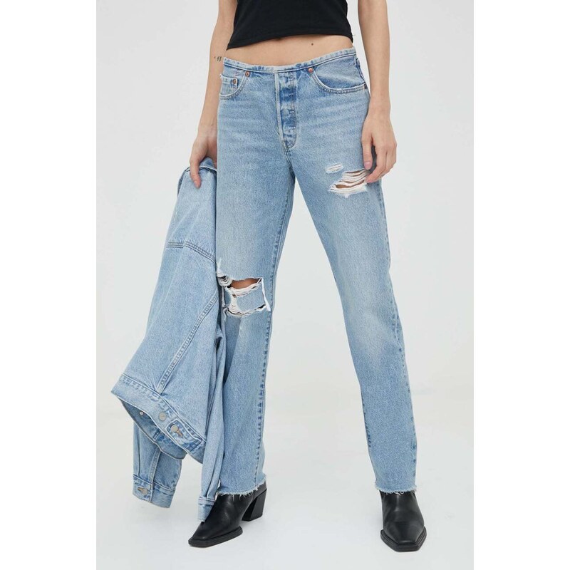 Levi's jeansy 501 damskie high waist
