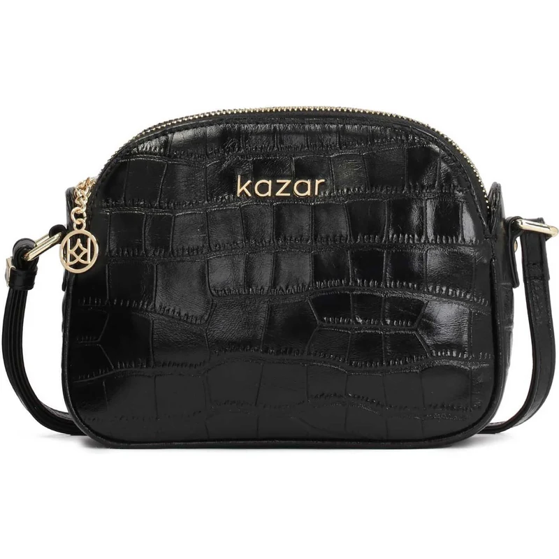 noa♡ Damska nerka ze skóry naturalnej o fakturze groszkowej