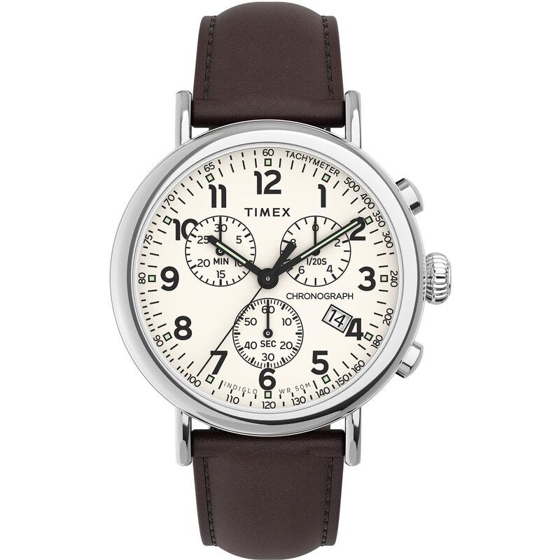 Zegarek Timex Standard Chronograph TW2V27600 Brown