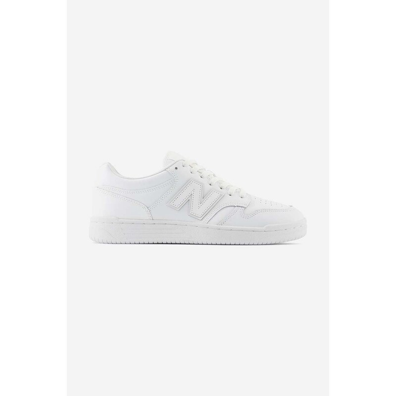 New Balance sneakersy skórzane 480 kolor biały BB480L3W-L3W