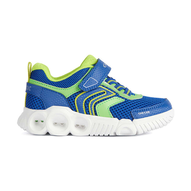 Geox Sneakersy "Wroom" w kolorze niebiesko-zielonym