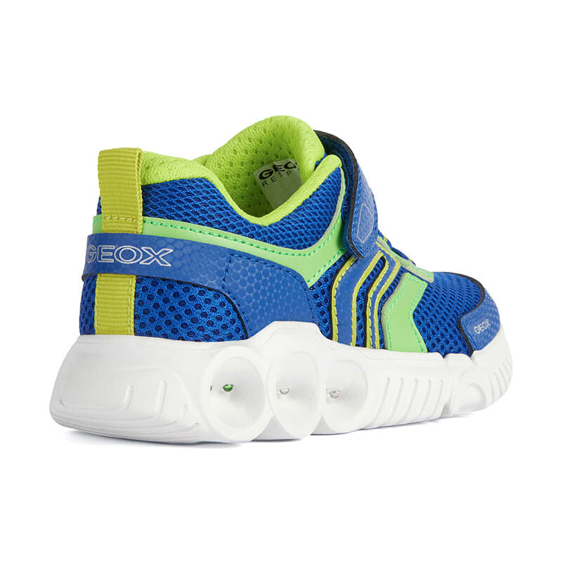 Geox Sneakersy "Wroom" w kolorze niebiesko-zielonym