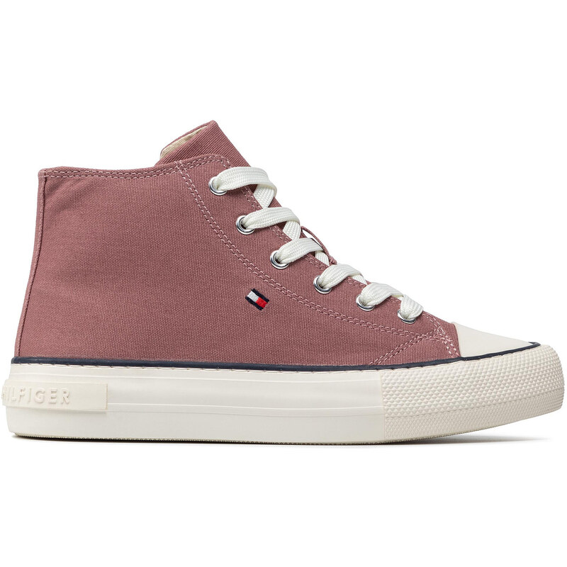 Trampki Tommy Hilfiger High Top Lace-Up Sneaker T3A4-32119-0890 S Antique Rose 303