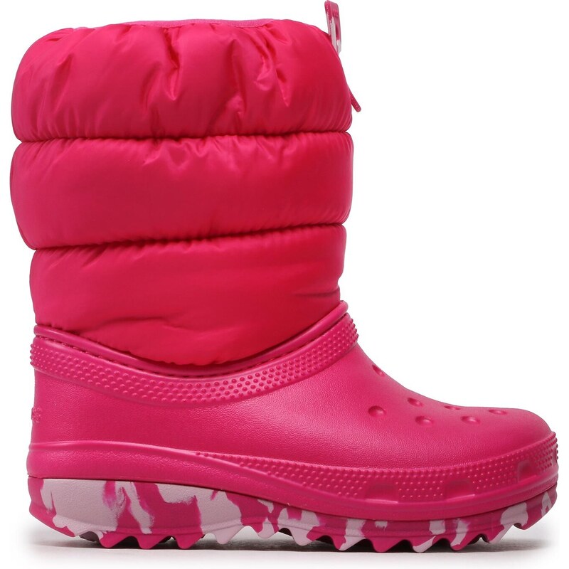Crocs Śniegowce Classic Neo Puff Boot K 207684 Różowy