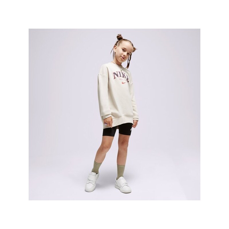 Nike Szorty (G)Nsw 7In Bike Shrt Blk Girl Dziecięce Odzież Szorty i sukienki DX5066-010 Czarny