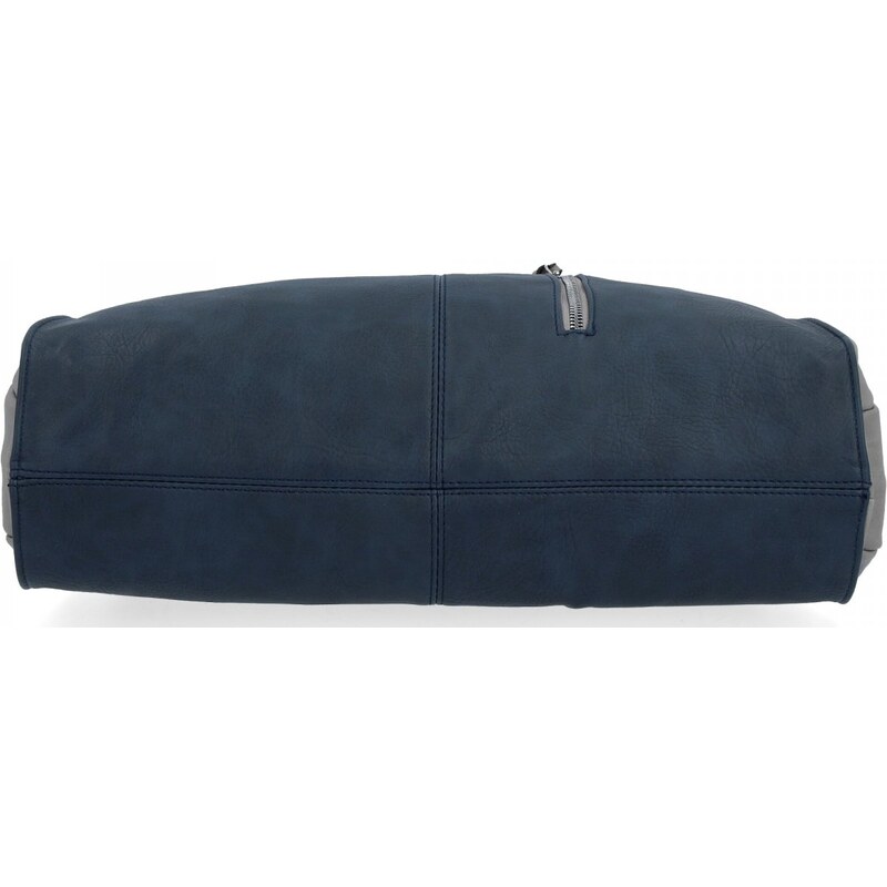 Uniwersalna Torebka damska Shopper Bag XL firmy Hernan HB0170 Granatowa