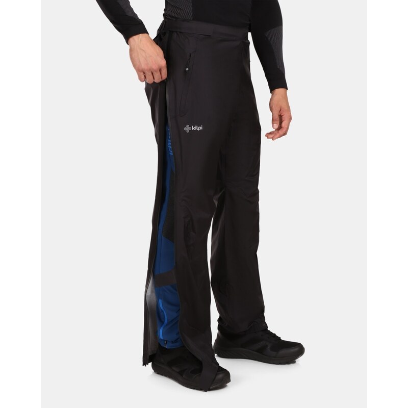 Męskie wodoodporne spodnie outdoorowe Kilpi ALPIN-M czarne