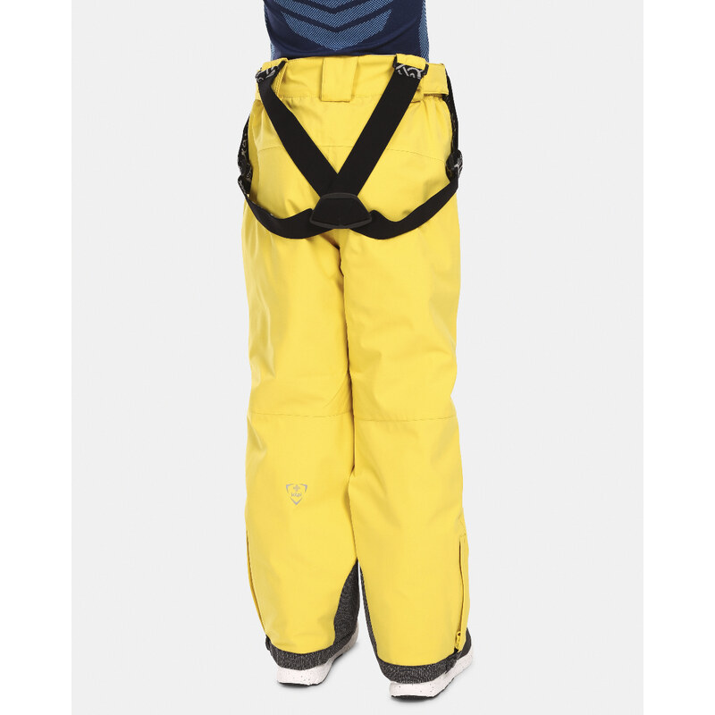 Dziecięce spodnie narciarskie Kilpi MIMAS-J żółte