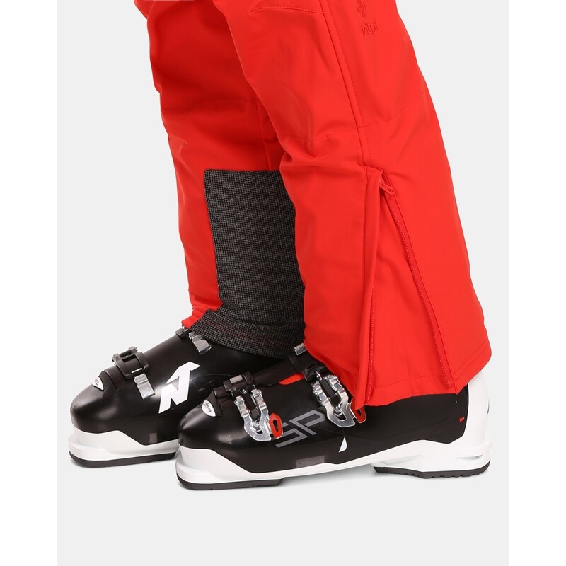 Męskie spodnie narciarskie softshell Kilpi RHEA-M czerwone