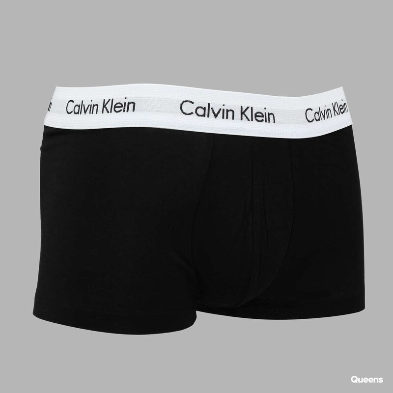 Bokserki Calvin Klein 3 Pack Low Rise Trunks C/O černé