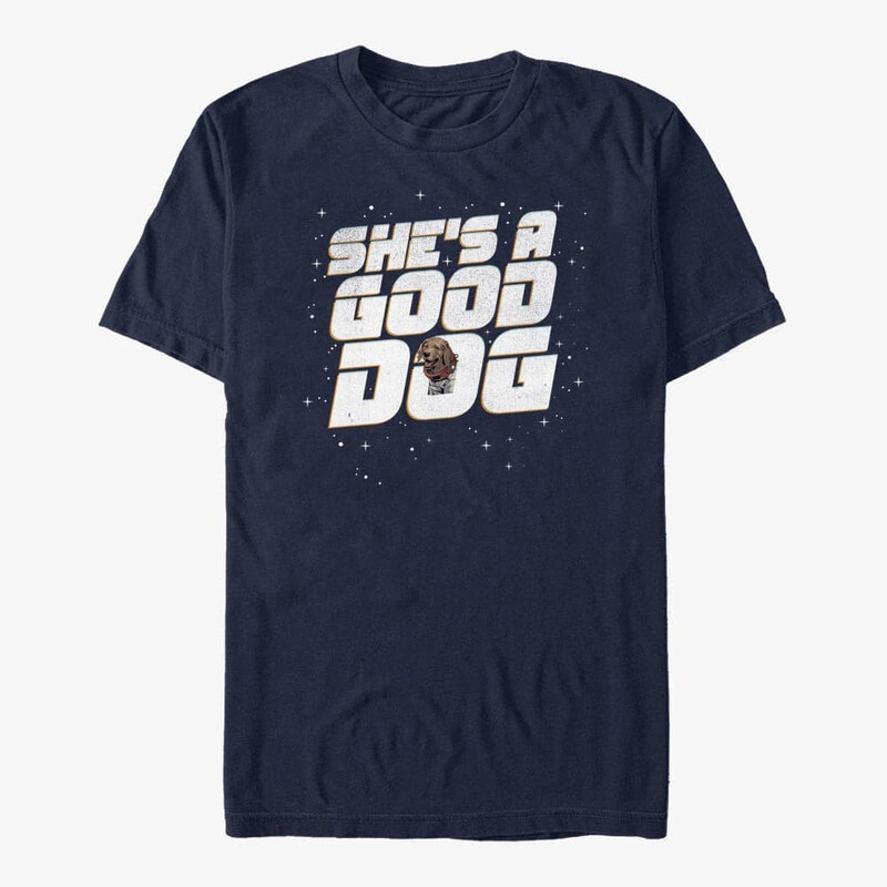 Koszulka męska Merch Marvel Guardians of the Galaxy Vol. 3 - She's a Good Dog Unisex T-Shirt Navy Blue