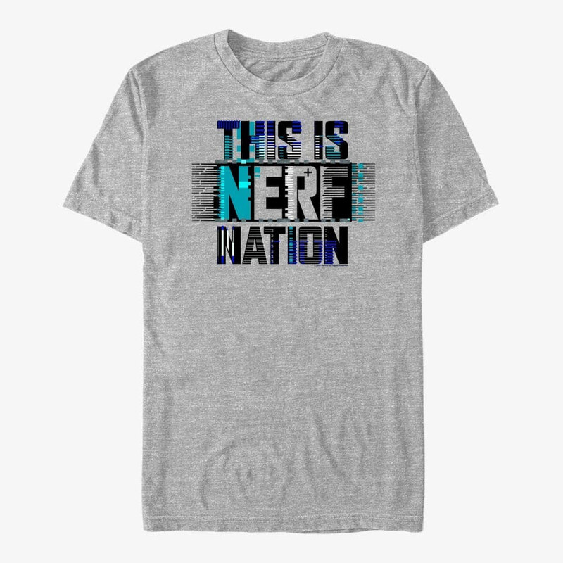 Koszulka męska Merch Hasbro Vault Nerf - This Is Nerf Nation Unisex T-Shirt Heather Grey