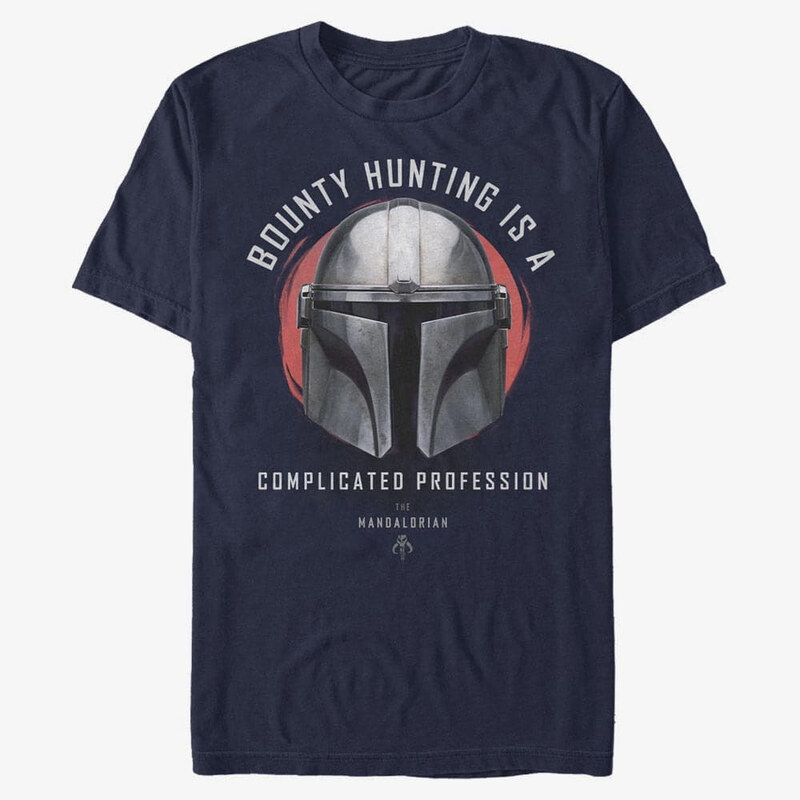 Koszulka męska Merch Star Wars: The Mandalorian - Bounty Goals Men's T-Shirt Navy Blue