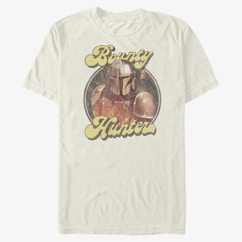 Koszulka męska Merch Star Wars: The Mandalorian - BOUNTY RETRO Men's T-Shirt Natural