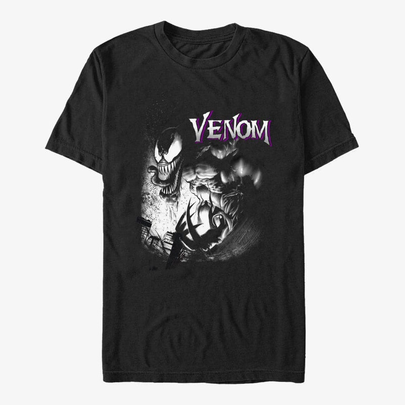 Koszulka męska Merch Marvel - Angry Venom Men's T-Shirt Black