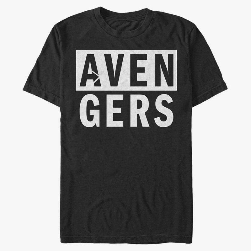 Koszulka męska Merch Marvel Avengers Classic - AVENGERS Icon Men's T-Shirt Black