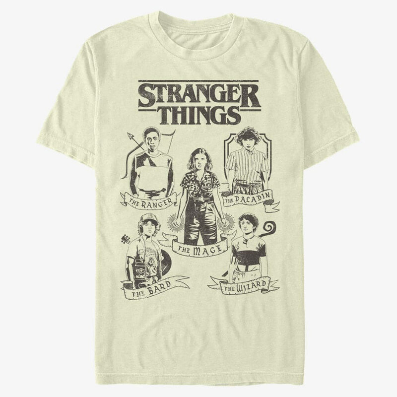 Koszulka męska Merch Netflix Stranger Things - DnD Classes Men's T-Shirt Natural