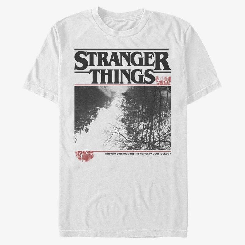 Koszulka męska Merch Netflix Stranger Things - Upside Photo Men's T-Shirt White
