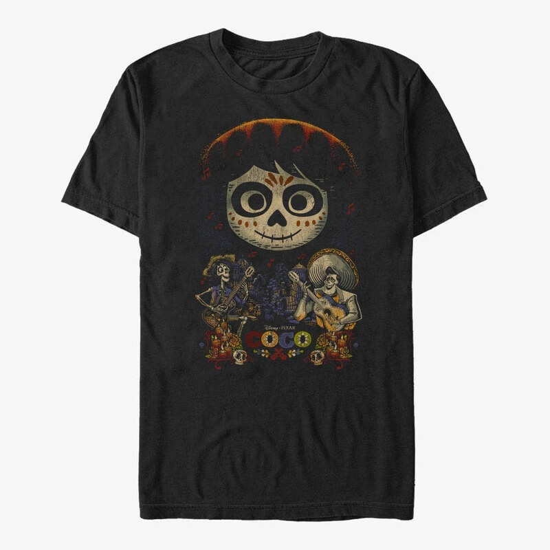 Koszulka męska Merch Pixar Coco - Coco Poster Men's T-Shirt Black