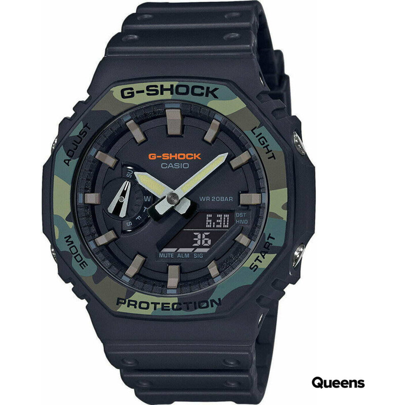Męskie zegarki Casio G-Shock GA 2100SU-1AER "Carbon Core Guard Series" černé