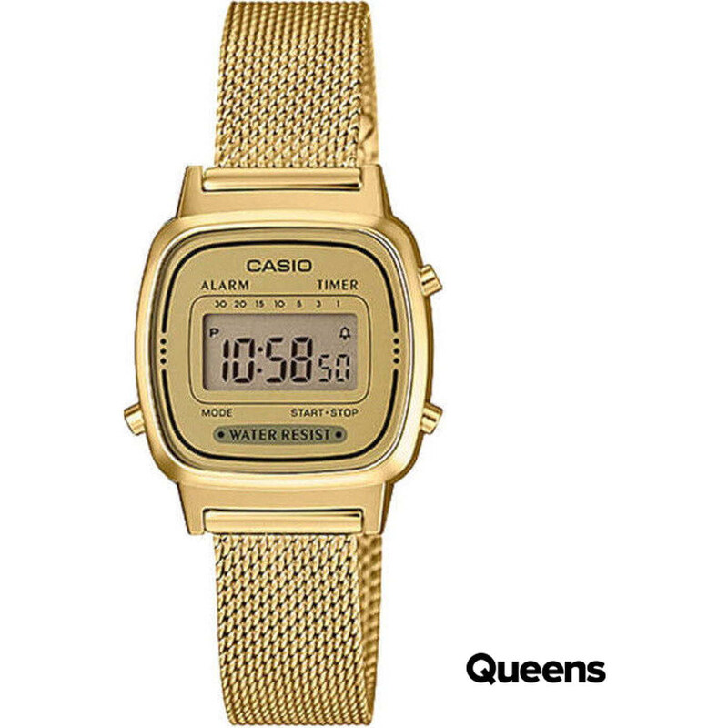 Męskie zegarki Casio LA 670WEMY-9EF Gold