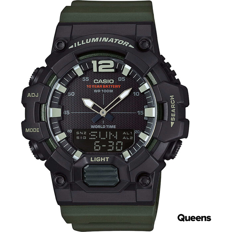 Męskie zegarki Casio HDC 700-3AVEF Black/ Olive