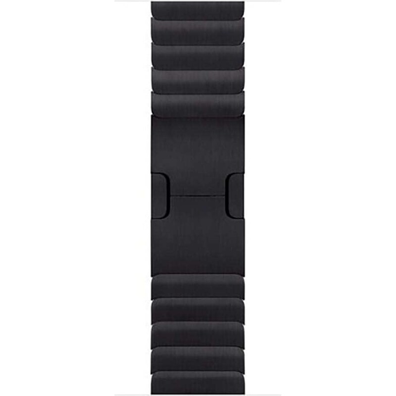 BERRIEPIE Wymienny pasek w kolorze czarnym do Apple Watch 42/ 44/ 45/ 49 mm