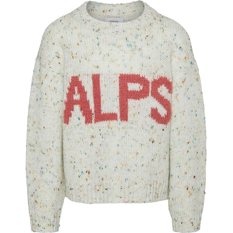Vero Moda Girl Sweter "Alps" w kolorze kremowym