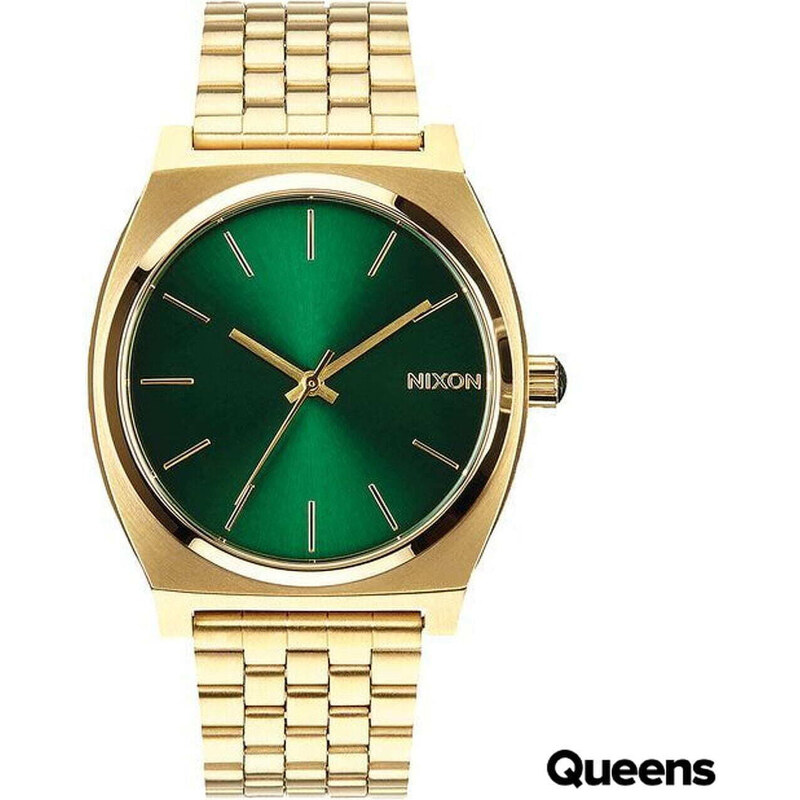 Męskie zegarki Nixon Time Teller Gold/ Green