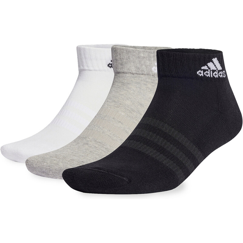 Skarpety Niskie Unisex adidas Cushioned Sportswear Ankle Socks 6 Pairs IC1292 medium grey heather/white/black